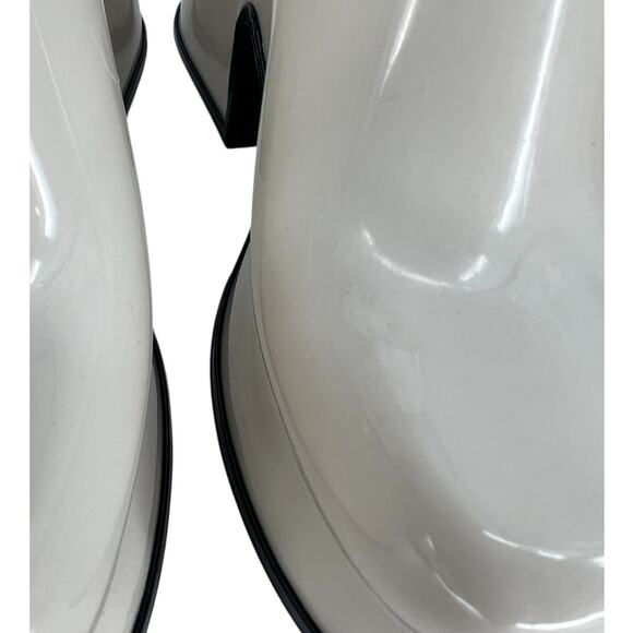 Melissa Mia White Platform Clog - Picture 10 of 15